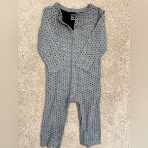 Baby Gap Gray Star Onesie, 18-24 months